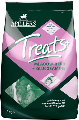SPILLERS Meadow Herb & Glucosamine Horse Treats (1kg x 8)