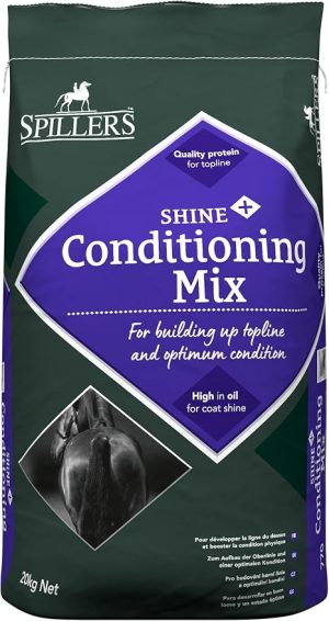 SPILLERS Shine+ Conditioning Mix Horse Feed (20kg)